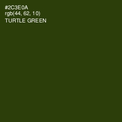 #2C3E0A - Turtle Green Color Image